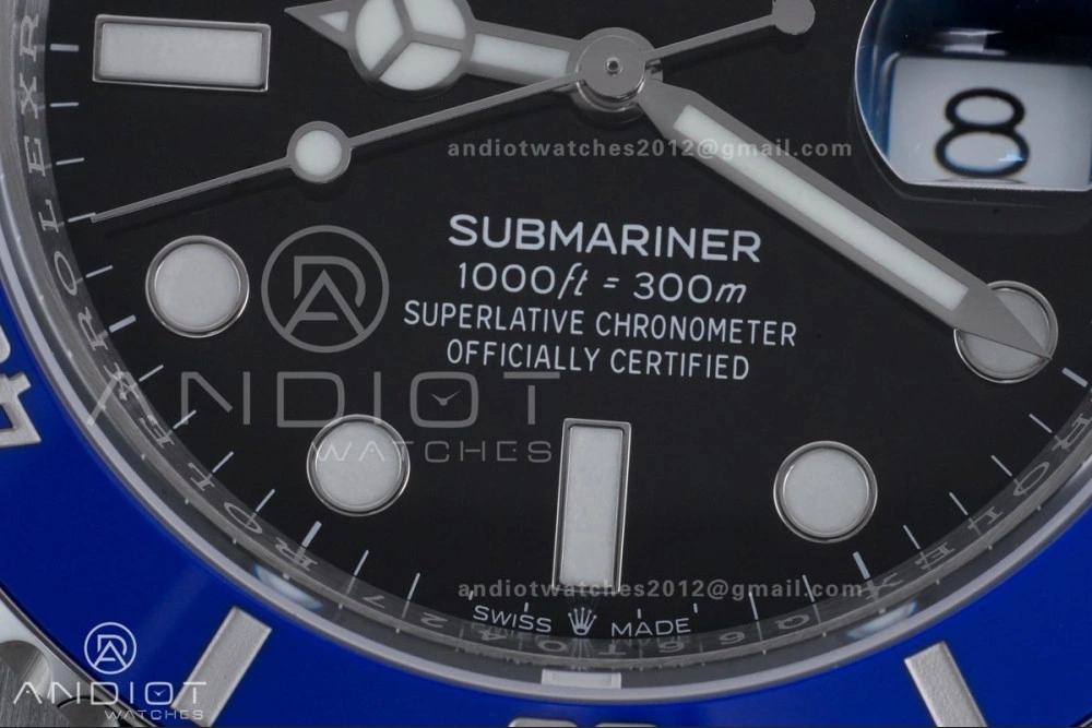 Submariner 41mm VSF 126619LB The Youth Version Cookie Monster Blue Ceramic 904L Steel A2824