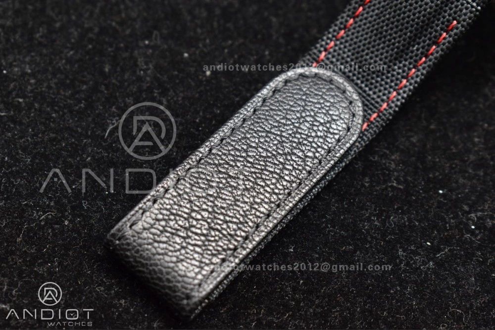 Submariner DIW Carbon VSF 1:1 Best Edition Black Red Dial on Black Nylon Strap VS3135