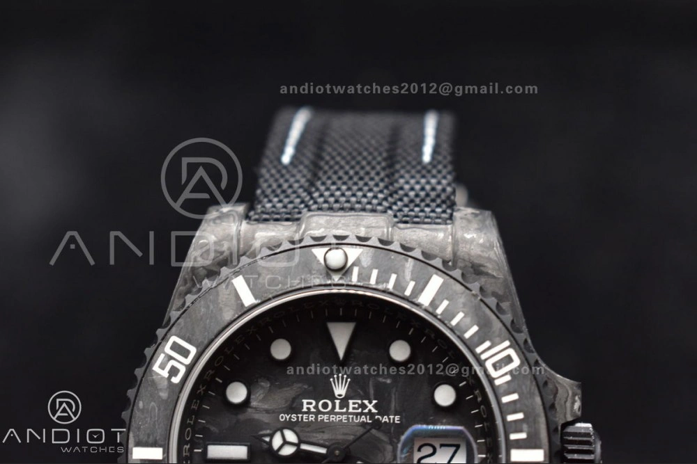 Submariner DIW DLC Sandblasted VSF 1:1 Best Edition Black Blue Dial on DLC Bracelet VS3135