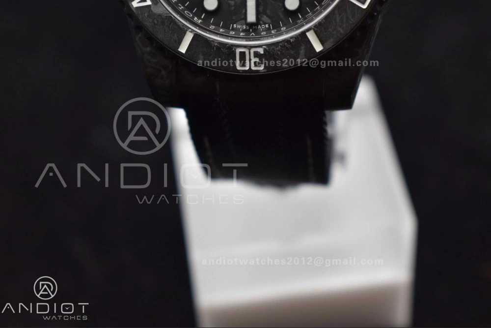 Submariner DIW DLC Sandblasted VSF 1:1 Best Edition Black Blue Dial on DLC Bracelet VS3135