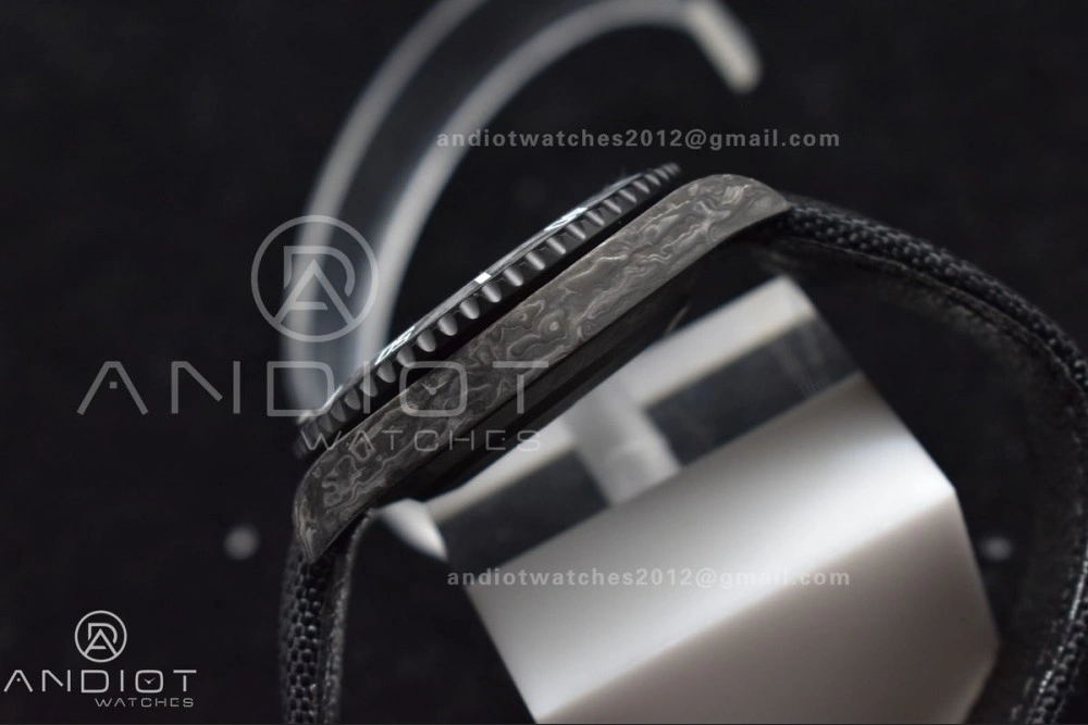 Submariner DIW DLC Sandblasted VSF 1:1 Best Edition Black Blue Dial on DLC Bracelet VS3135