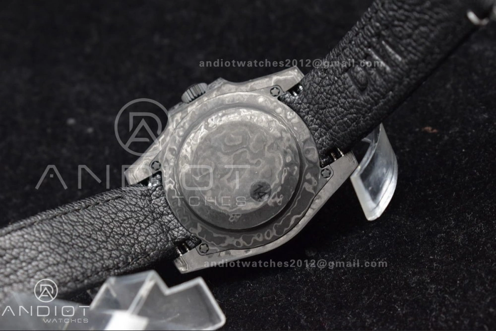 Submariner DIW DLC Sandblasted VSF 1:1 Best Edition Black Blue Dial on DLC Bracelet VS3135