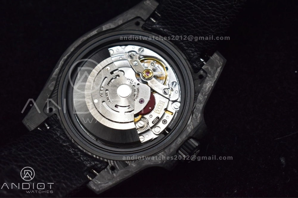 Submariner DIW DLC Sandblasted VSF 1:1 Best Edition Black Blue Dial on DLC Bracelet VS3135