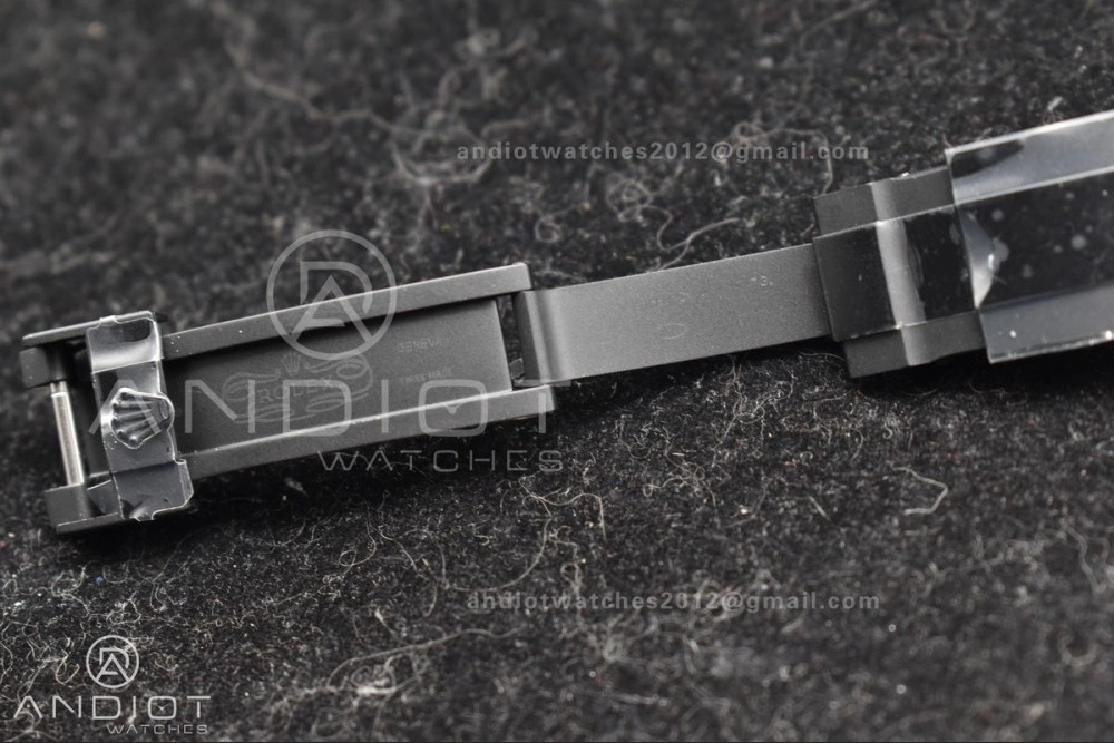 Submariner DIW DLC Sandblasted VSF 1:1 Best Edition Black Blue Dial on DLC Bracelet VS3135