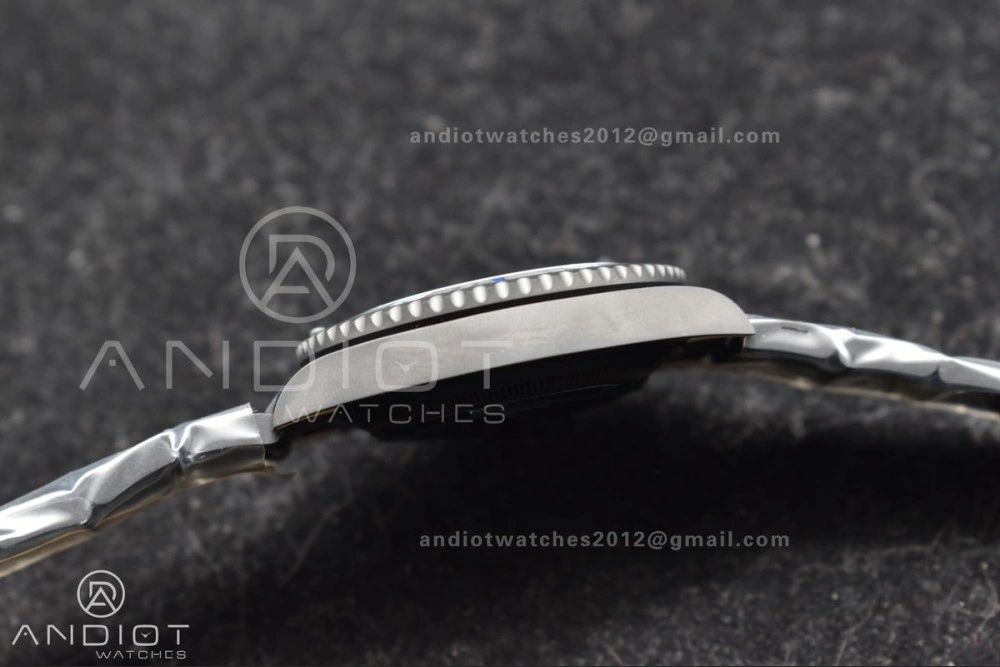 Submariner DIW DLC Sandblasted VSF 1:1 Best Edition Black Blue Dial on DLC Bracelet VS3135