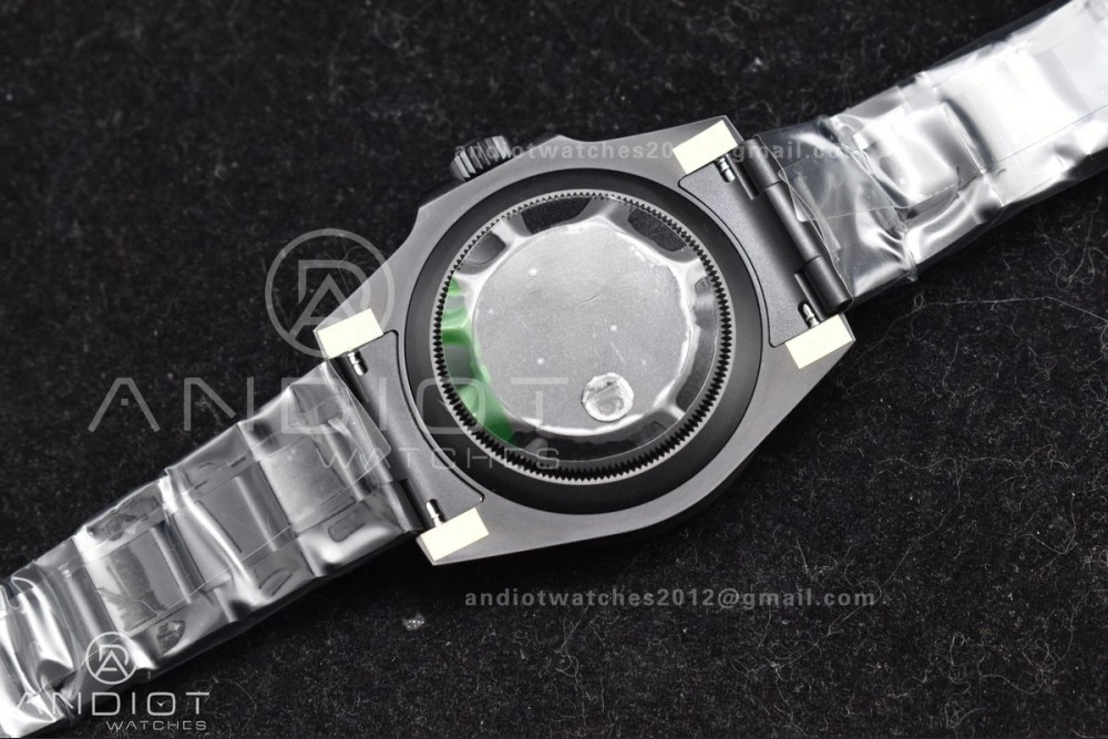 Submariner DIW DLC Sandblasted VSF 1:1 Best Edition Black Blue Dial on DLC Bracelet VS3135