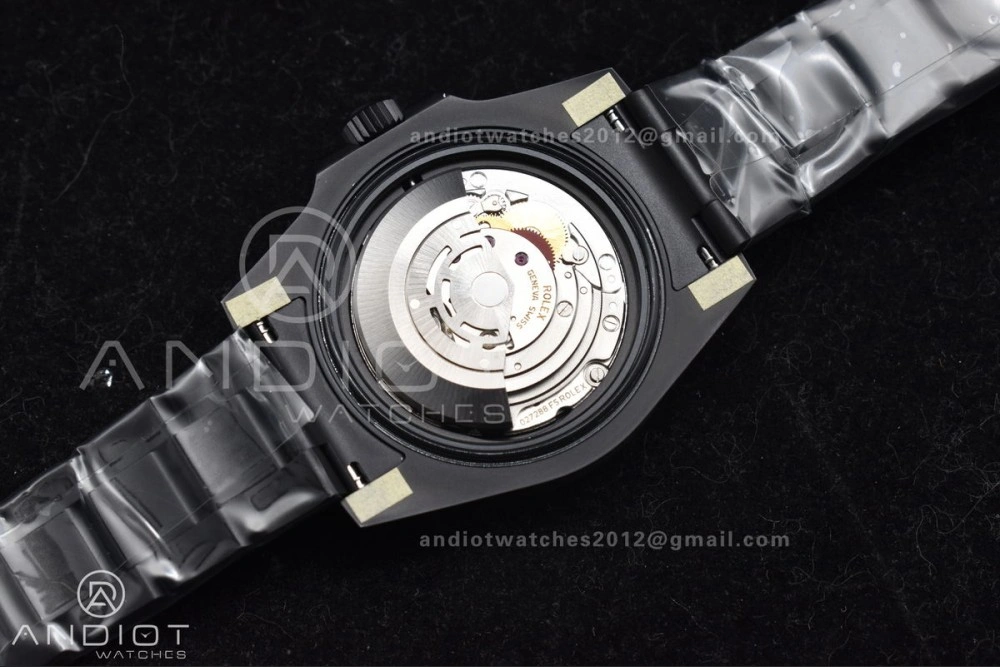 Submariner DIW DLC Sandblasted VSF 1:1 Best Edition Black Blue Dial on DLC Bracelet VS3135