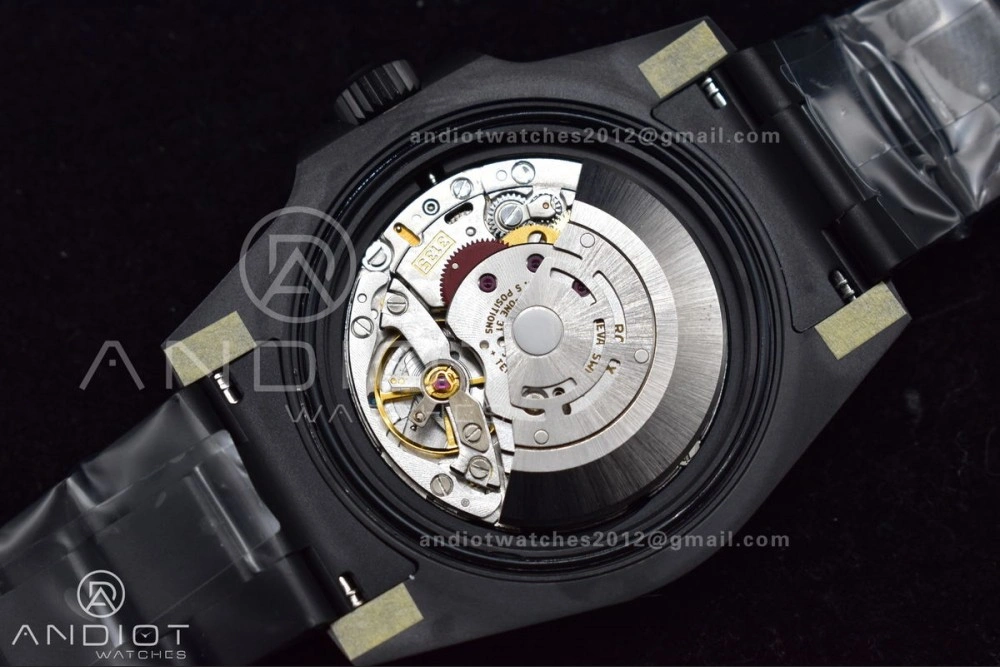 Submariner DIW DLC VSF 1:1 Best Edition Black Orange Dial on DLC Bracelet VS3135