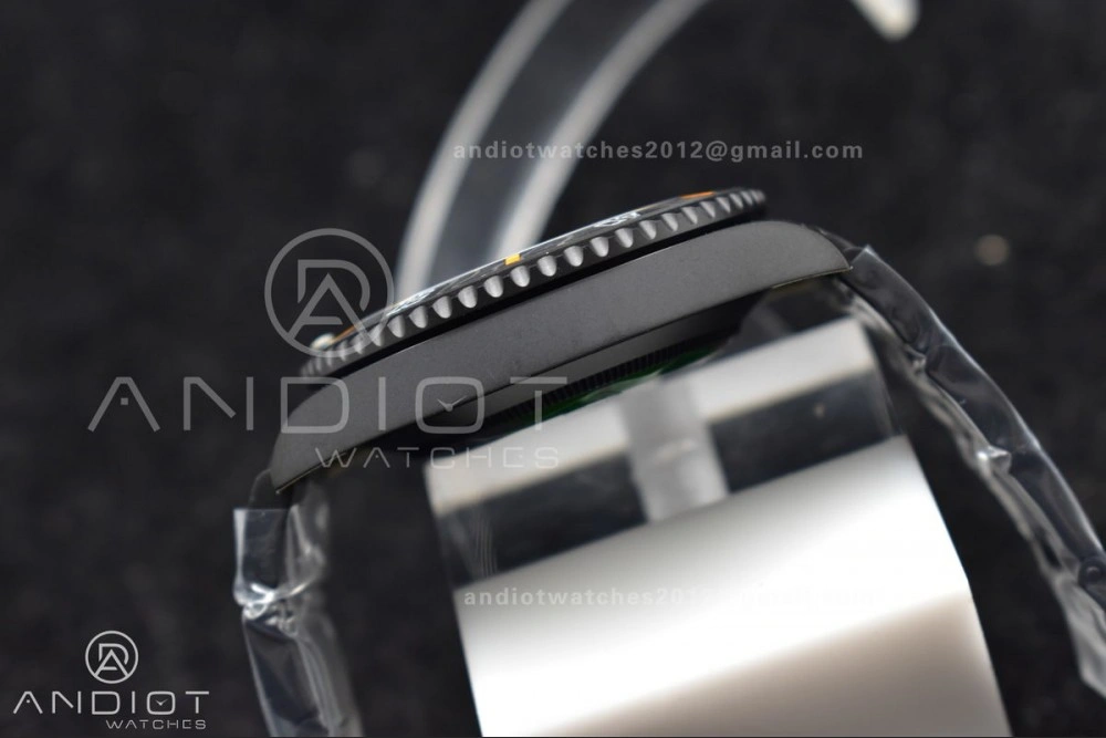 Submariner DIW DLC VSF 1:1 Best Edition Black Orange Dial on DLC Bracelet VS3135