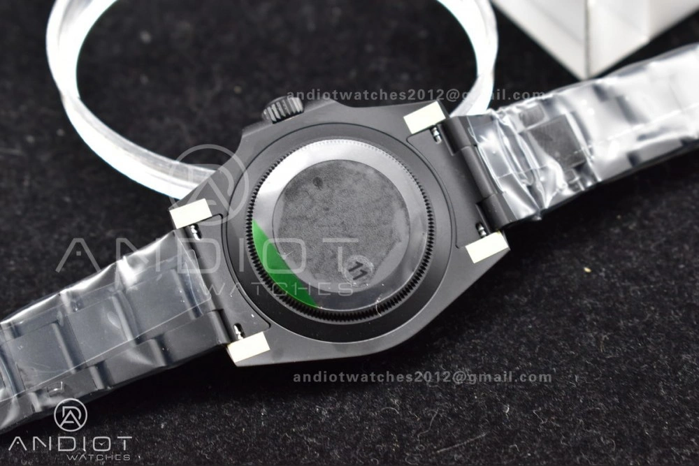 Submariner DIW DLC VSF 1:1 Best Edition Black Yellow Dial on DLC Bracelet VS3135