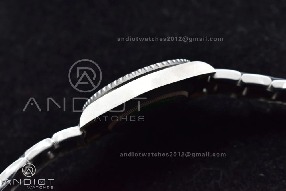 Submariner DIW Sandblasted VSF 1:1 Best Edition Orange Ceramic Bezel Orange Black Dial on SS Bracelet VS3135