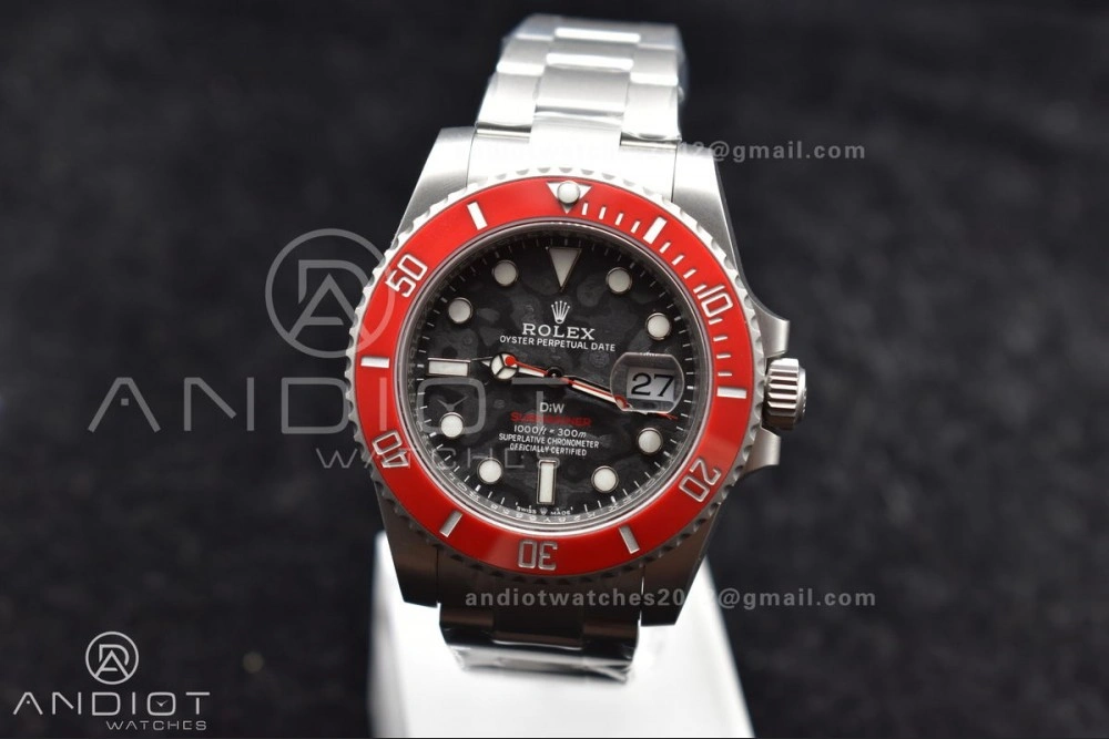 Submariner DIW Sandblasted VSF 1:1 Best Edition Pluto On SS Bracelet VS3135