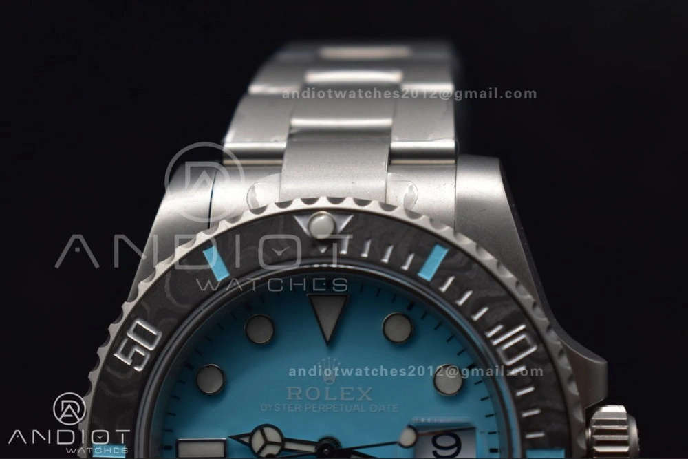 Submariner DIW Sandblasted VSF 1:1 Best Edition Tiffany Blue Dial on SS Bracelet VS3135