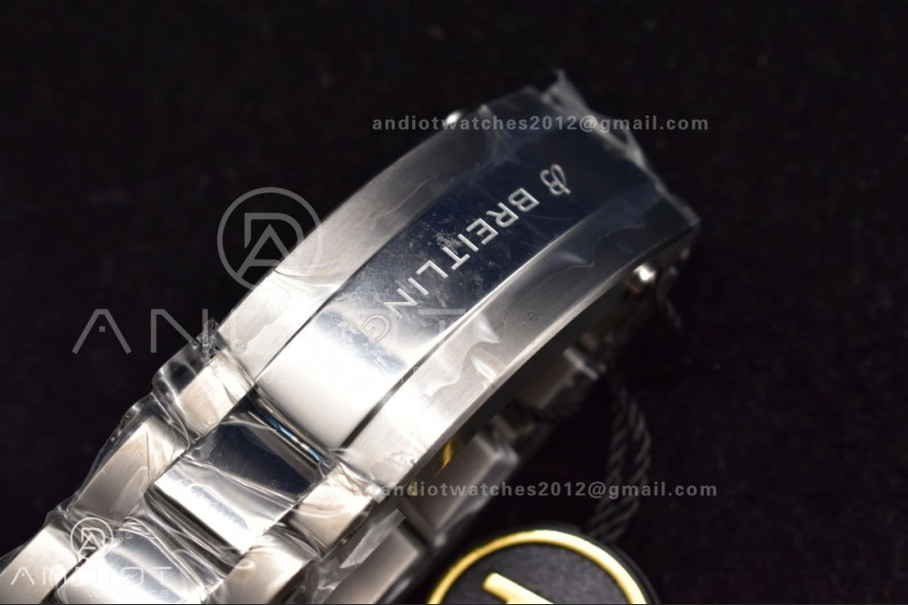 SuperOcean Automatic 44 TF 1:1 Best Edition Black White Dial on SS Bracelet A2824