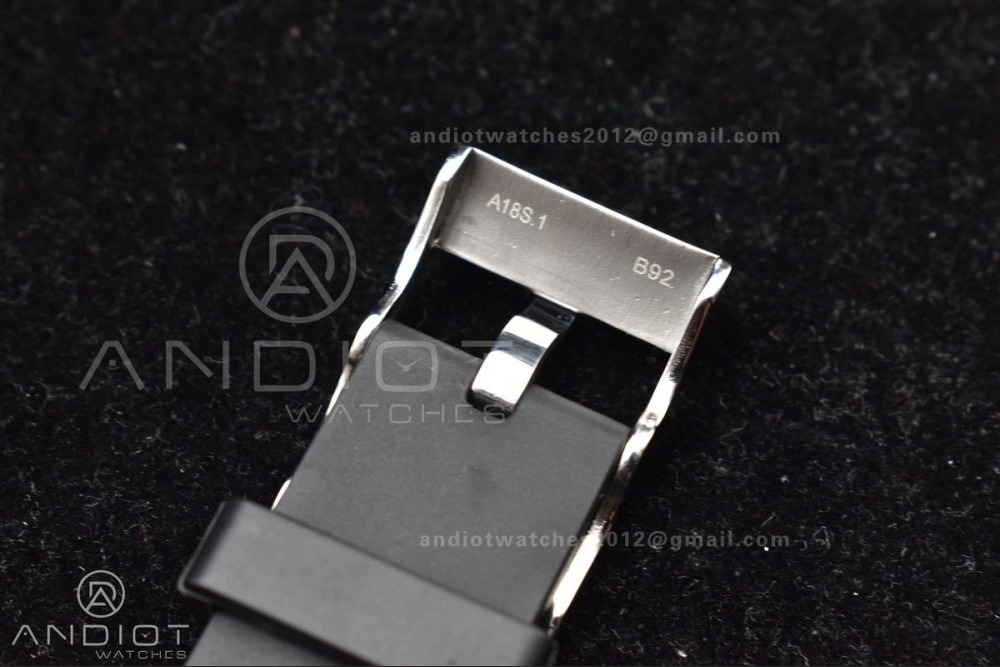 Superocean Automatic 44 BLSF 1:1 Best Edition Black Dial And Bezel With Orange Rehaut On Black Rubber Strap A2824