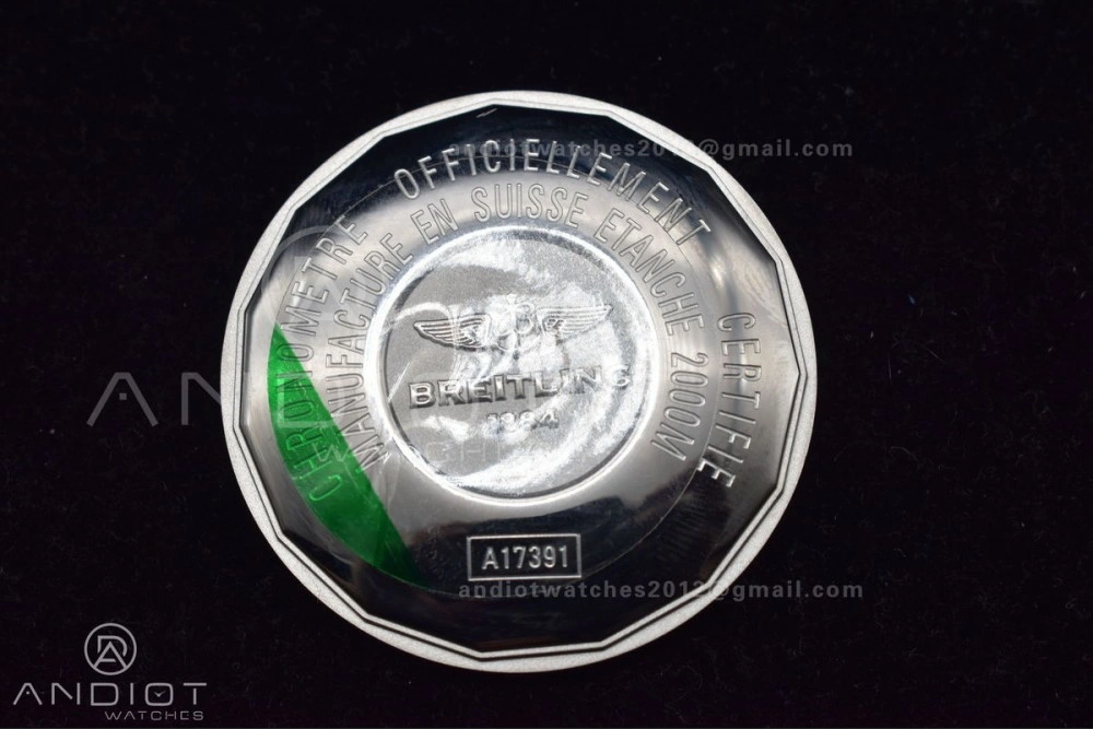 Superocean Automatic 44 BLSF 1:1 Best Edition Black Dial And Bezel With Orange Rehaut On Black Rubber Strap A2824