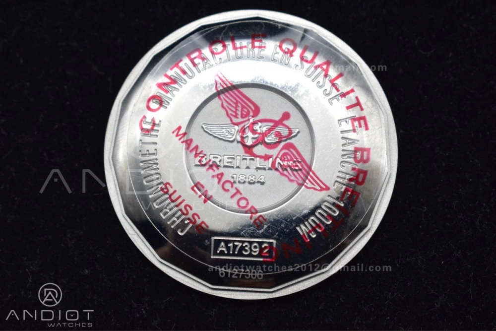 Superocean Automatic 44 TF 1:1 Best Edition Black Dial Black Bezel On Black Rubber Strap A2824