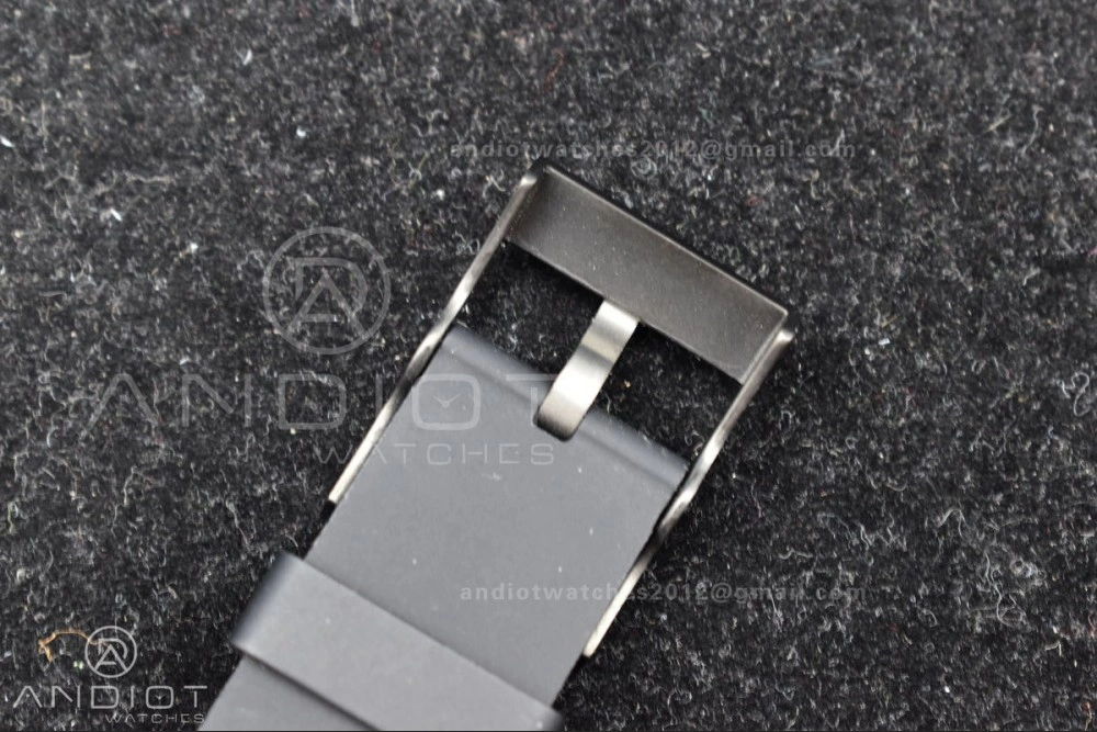 Superocean Automatic 44 TF 1:1 Best Edition Black Dial Black Bezel On Black Rubber Strap A2824