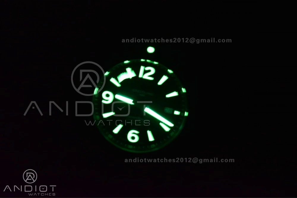 Superocean Automatic 44 TF 1:1 Best Edition Black Dial Black Bezel On Black Rubber Strap A2824