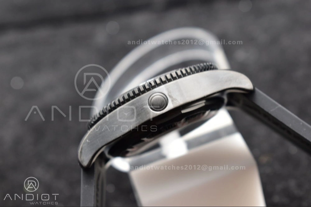 Superocean Automatic 44 TF 1:1 Best Edition Yellow Dial Black Bezel on Black Rubber Strap A2824