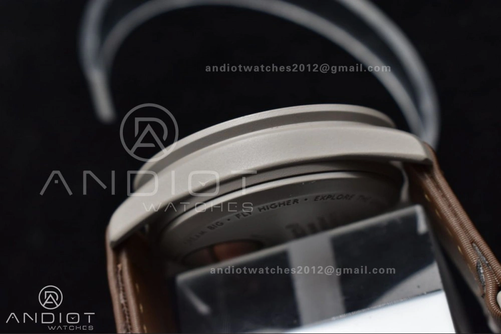 Swatch X Omega Bioceramic Moonwatch Mission To Saturn On Nylon Strap Quartz