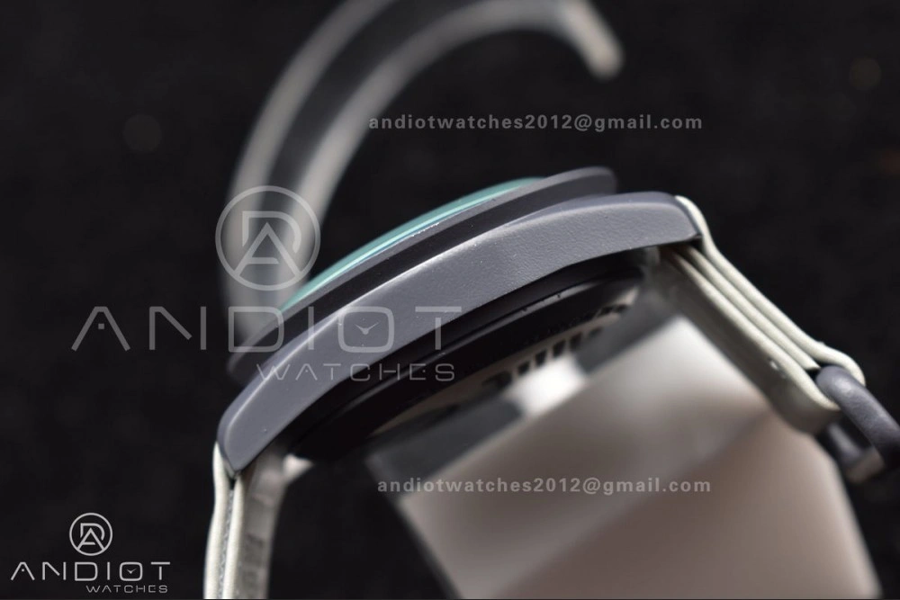 Swatch x Omega Bioceramic Moonwatch Mission to Mercury on Nylon Strap Quartz