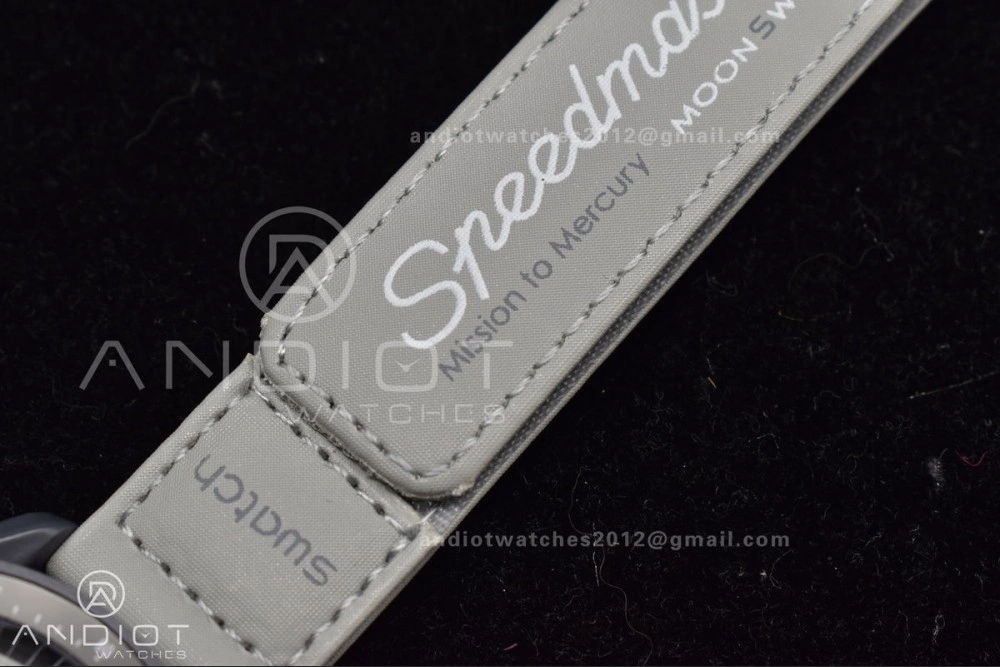 Swatch x Omega Bioceramic Moonwatch Mission to Mercury on Nylon Strap Quartz