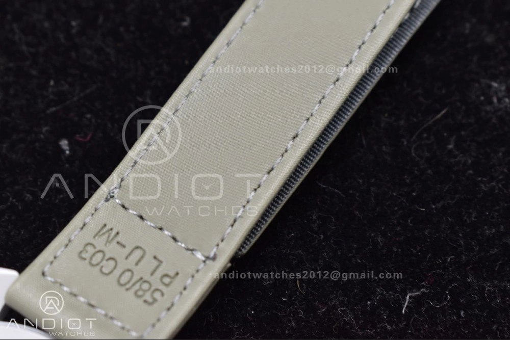 Swatch x Omega Bioceramic Moonwatch Mission to Pluto on Nylon Strap Quartz