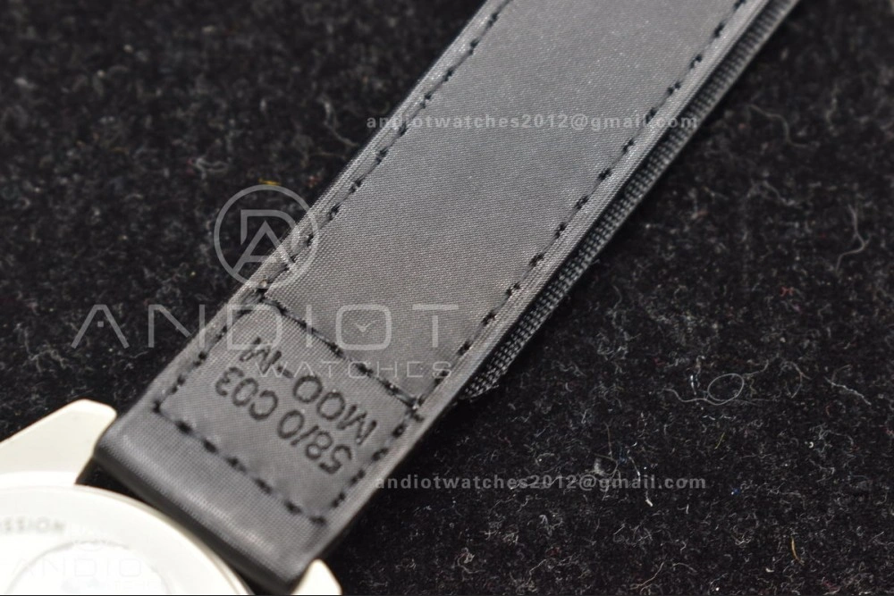 Swatch x Omega Bioceramic Moonwatch Mission to The Moon on Nylon Strap Quartz