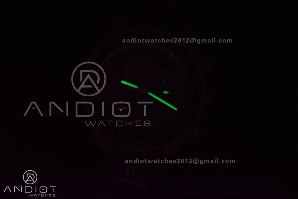 Swatch x Omega Bioceramic Moonwatch Mission to The Moon on Nylon Strap Quartz