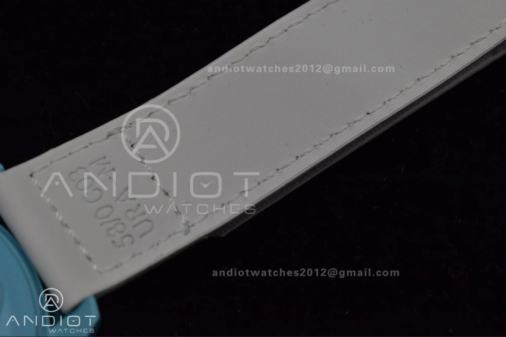 Swatch x Omega Bioceramic Moonwatch Mission to Uranus on Nylon Strap Quartz