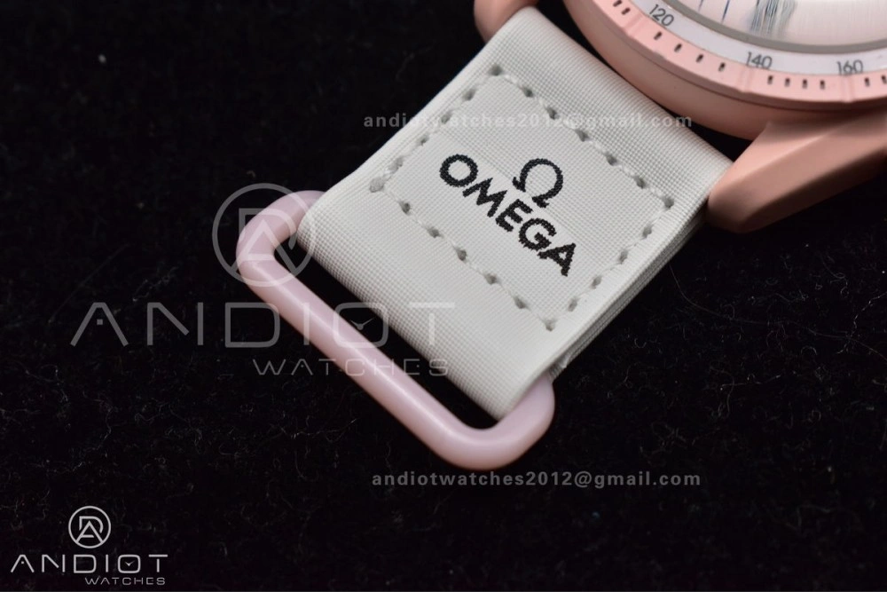 Swatch x Omega Bioceramic Moonwatch Mission to Venus on Nylon Strap Quartz