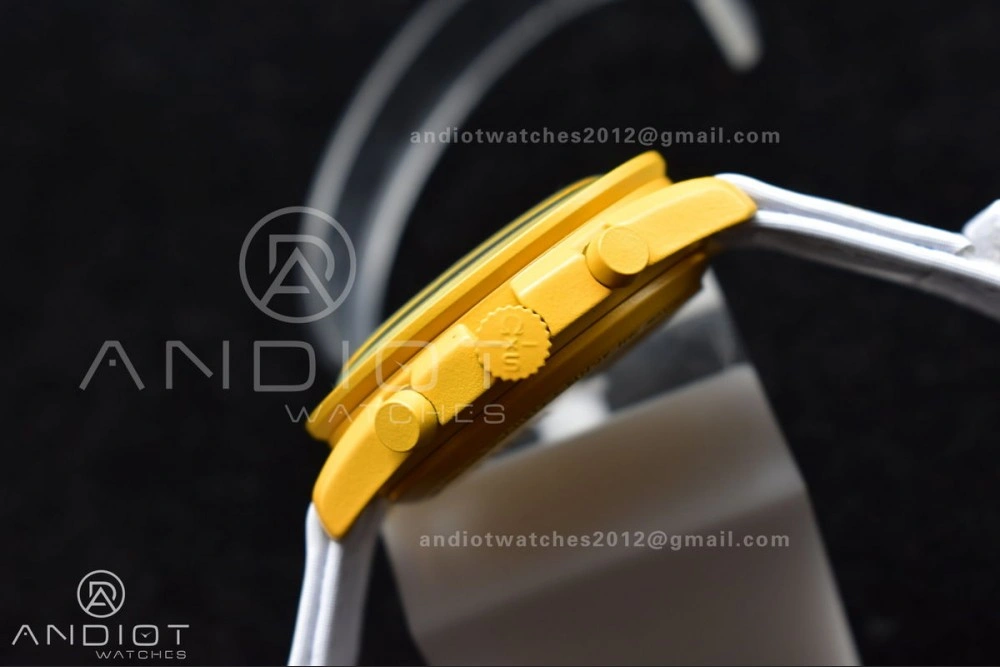 Swatch x Omega Bioceramic Moonwatch Mission to the Sun on Nylon Strap Quartz