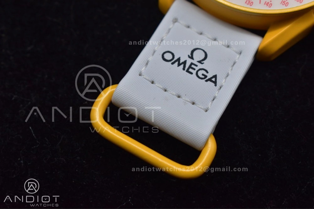Swatch x Omega Bioceramic Moonwatch Mission to the Sun on Nylon Strap Quartz