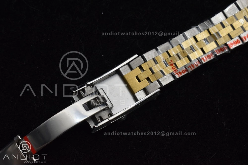 TWD 41mm Best Version Diamond DateJust Roman Dial 2 Tone Yellow Gold