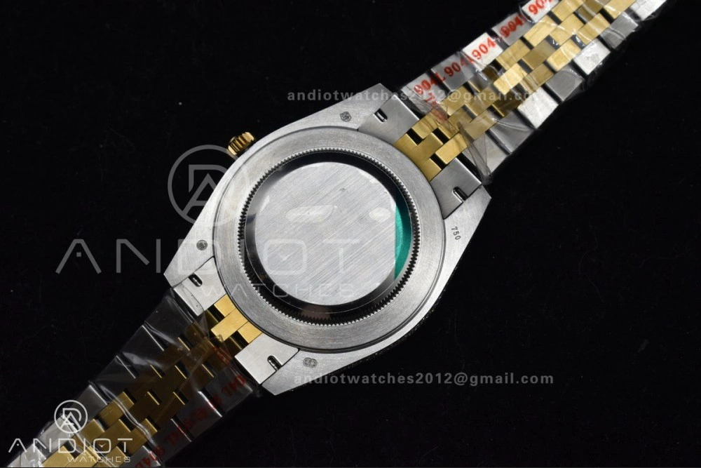 TWD 41mm Best Version Diamond DateJust Roman Dial 2 Tone Yellow Gold