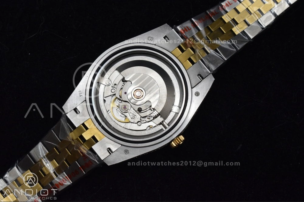TWD 41mm Best Version Diamond DateJust Roman Dial 2 Tone Yellow Gold
