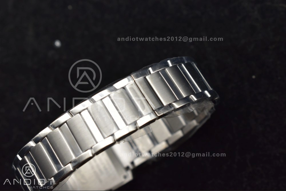 Tank Francaise Small SS KRF 1:1 Best Edition White Dial on SS Bracelet Ronda Quartz