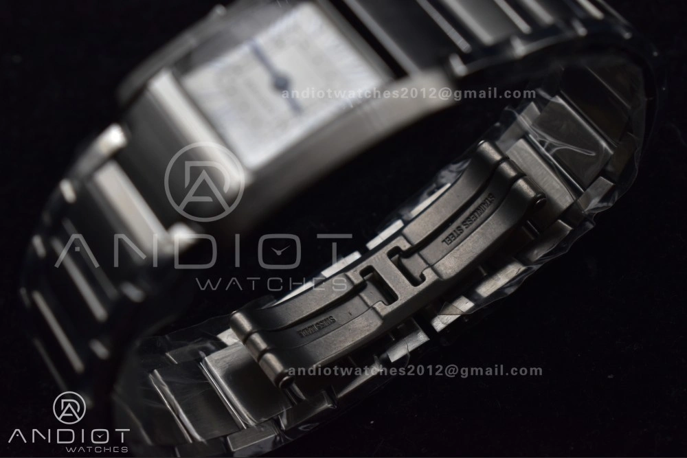 Tank Francaise Small SS KRF 1:1 Best Edition White Dial on SS Bracelet Ronda Quartz