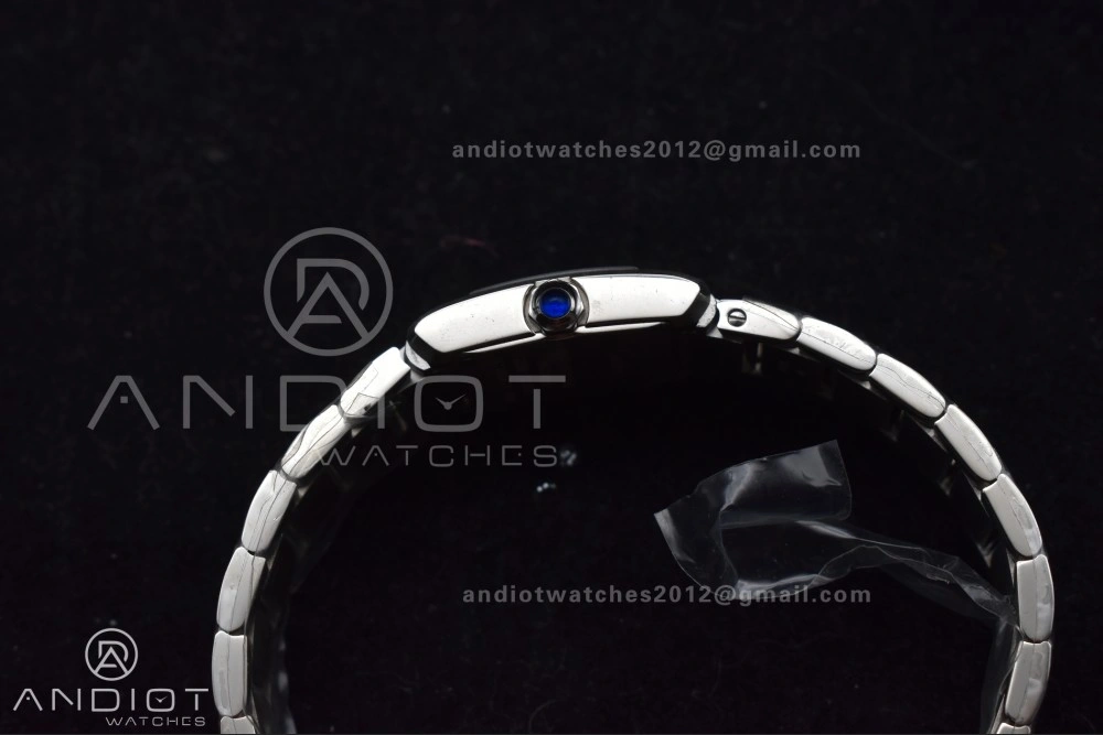 Tank Francaise Small SS KRF 1:1 Best Edition White Dial on SS Bracelet Ronda Quartz