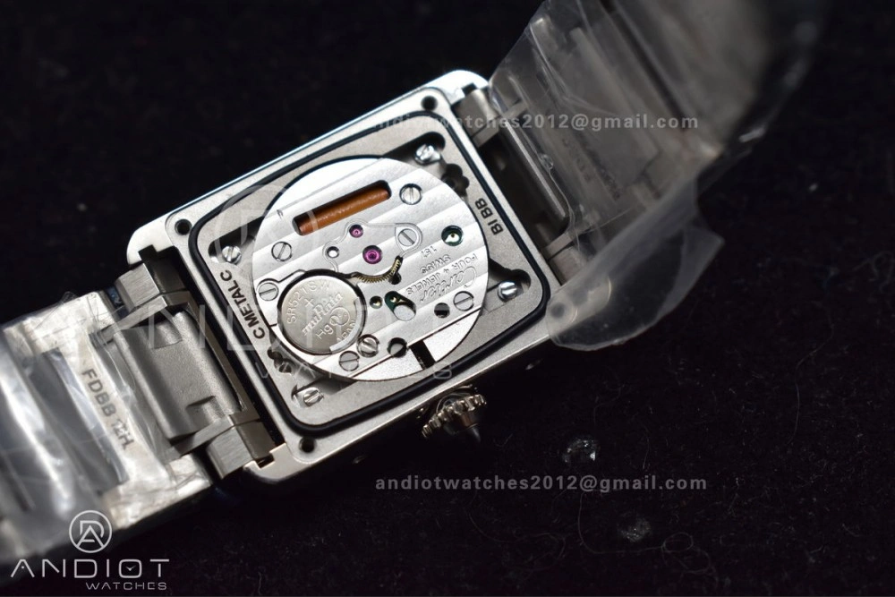 Tank Solo 20.3mm K11F SS White Dial With Diamond Bezel On SS Bracelet Ronda Quartz