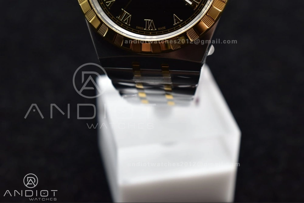 Tudor Royal V7F 1:1 Best Edition Black Dial On YG SS Strap A2836