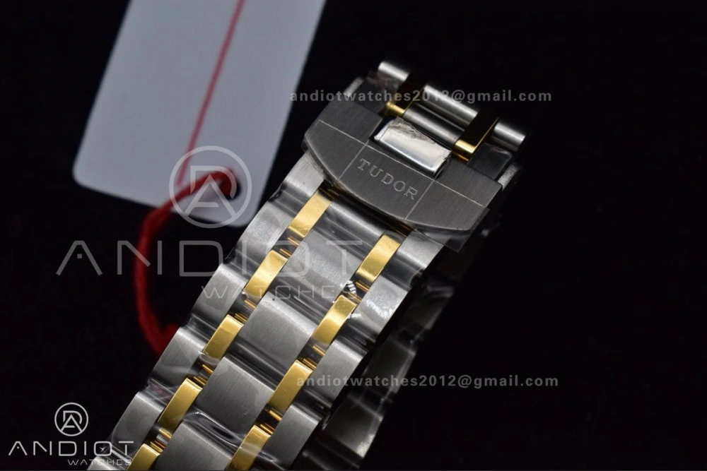 Tudor Royal V7F 1:1 Best Edition Black Dial On YG SS Strap A2836