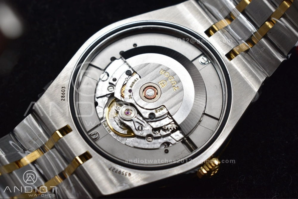 Tudor Royal V7F 1:1 Best Edition Black Dial On YG SS Strap A2836