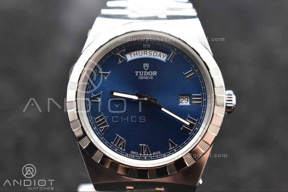 Tudor Royal V7F 1:1 Best Edition Blue Dial on SS Strap A2836