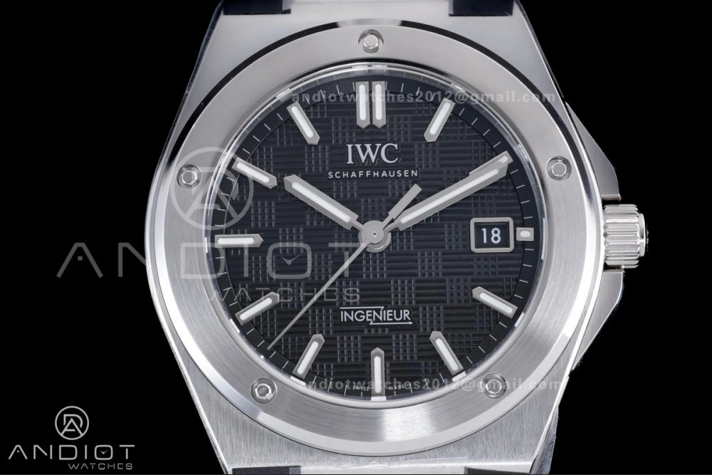 V7 Factory IWC Ingenieur IW328901 Black V2 Dial On SS Automatic A2892