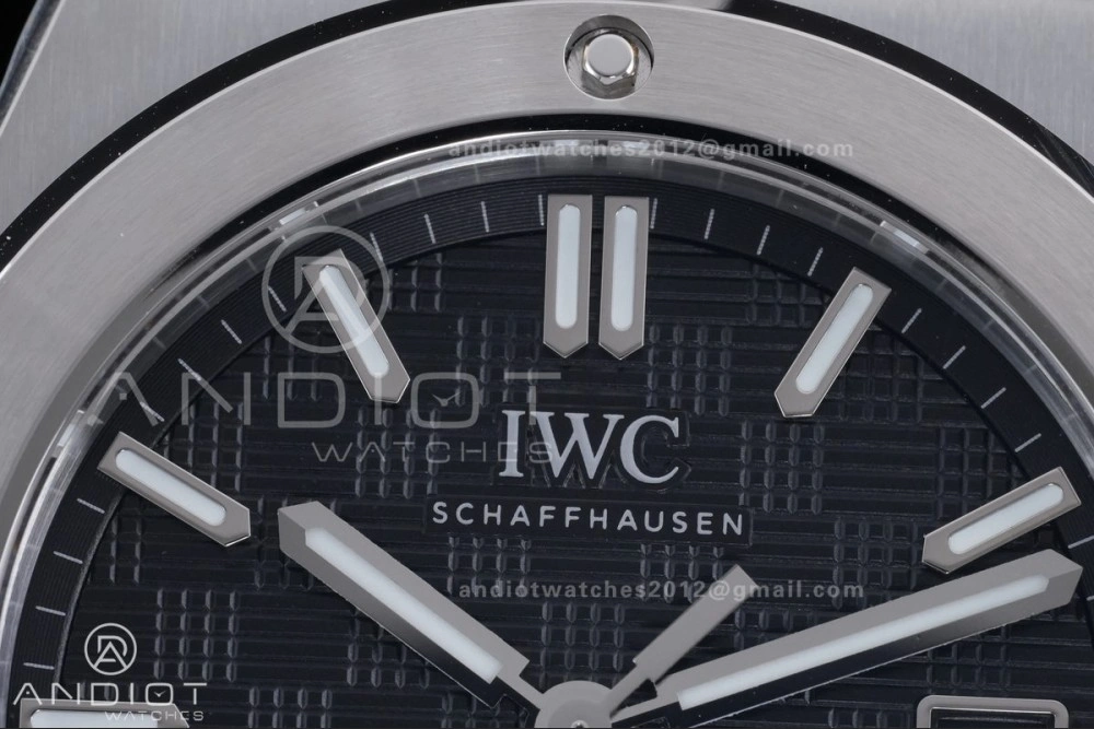 V7 Factory IWC Ingenieur IW328901 Black V2 Dial On SS Automatic A2892