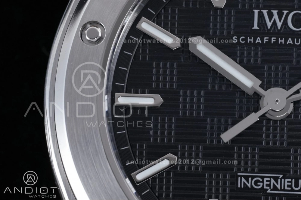 V7 Factory IWC Ingenieur IW328901 Black V2 Dial On SS Automatic A2892
