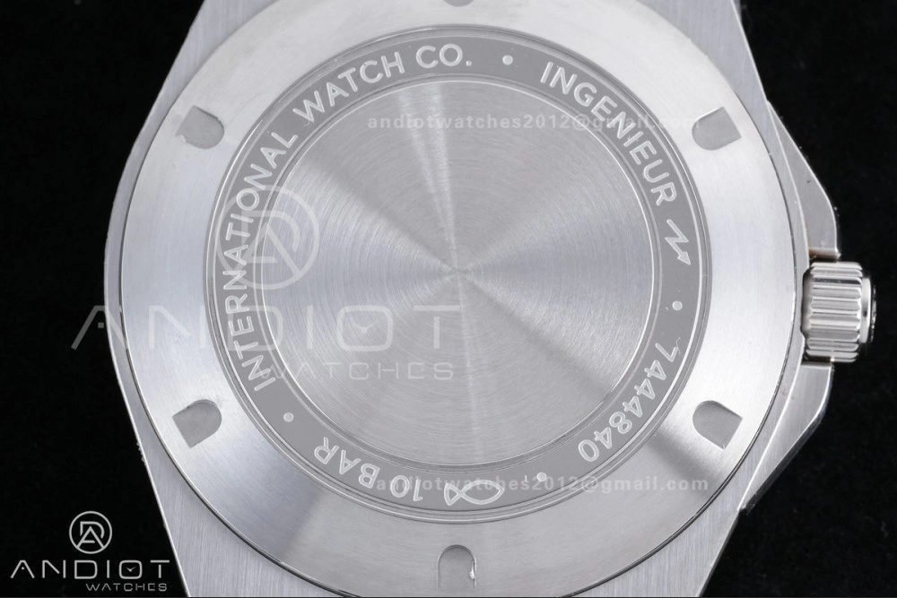 V7 Factory IWC Ingenieur IW328901 Black V2 Dial On SS Automatic A2892