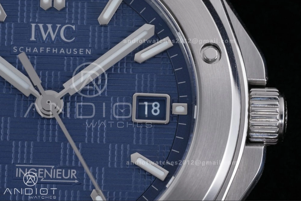 V7 Factory IWC Ingenieur IW328907 Blue V2 Dial On SS Automatic A2892
